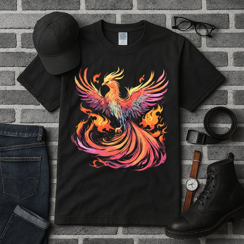 Phoenix Fire Bird Tall T-Shirt