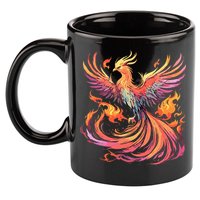 Phoenix Fire Bird 11oz C Handle Ceramic Mug