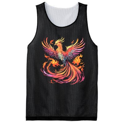 Phoenix Fire Bird Mesh Reversible Basketball Jersey Tank