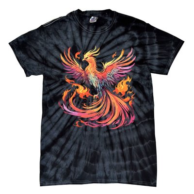 Phoenix Fire Bird Tie-Dye T-Shirt