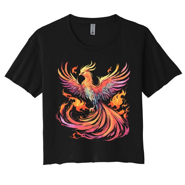 Phoenix Fire Bird Crop Top