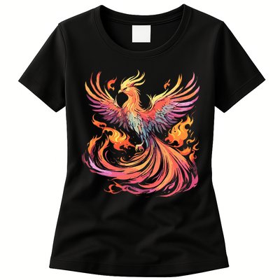 Phoenix Fire Bird Womens T-Shirt