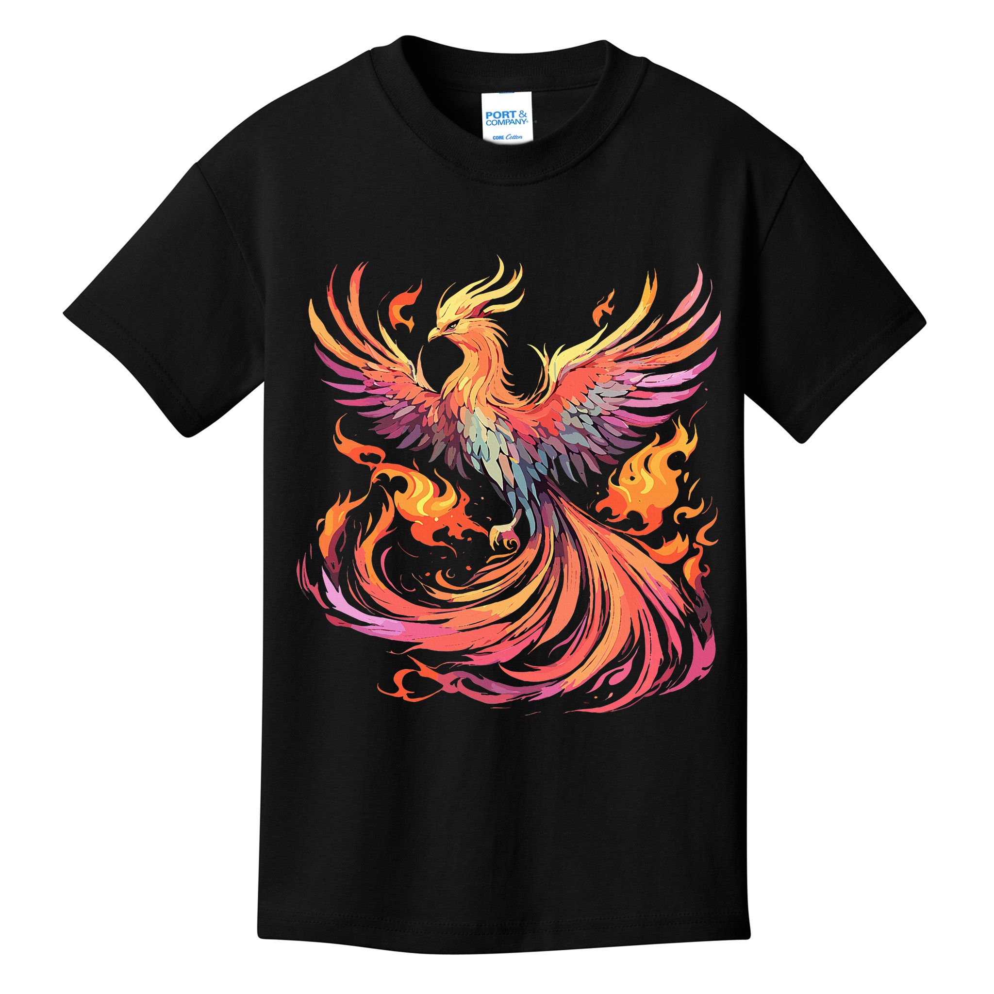 Phoenix Fire Bird Kids T-Shirt