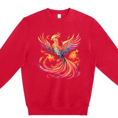 Phoenix Fire Bird Premium Crewneck Sweatshirt