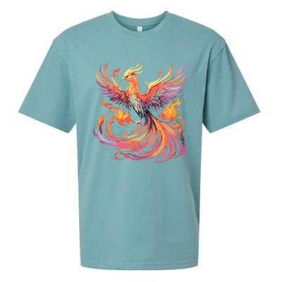 Phoenix Fire Bird Sueded Cloud Jersey T-Shirt