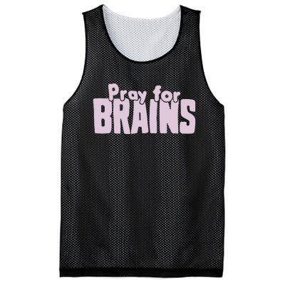 Pray For Brains Mesh Reversible Basketball Jersey Tank