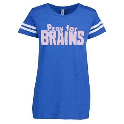 Pray For Brains Enza Ladies Jersey Football T-Shirt