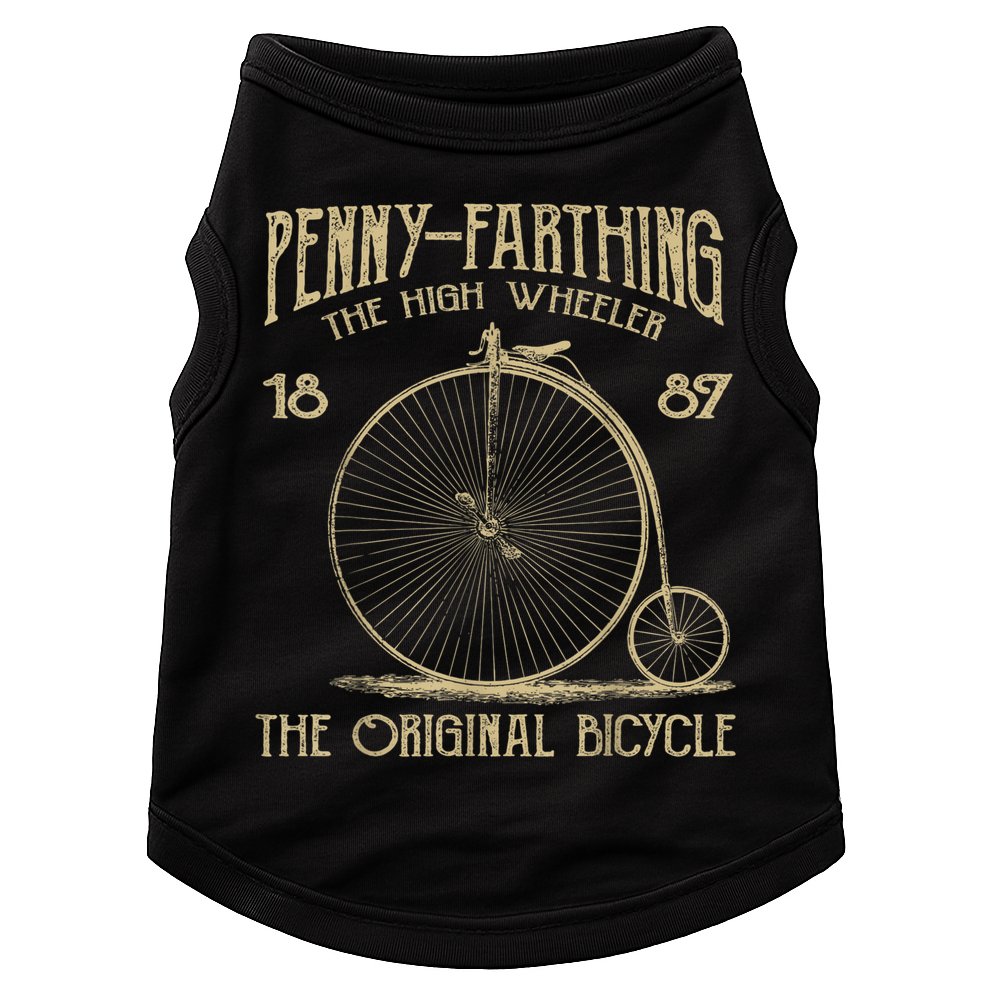Penny Farthing Bike Retro Vintage Bicycle Doggie Tank