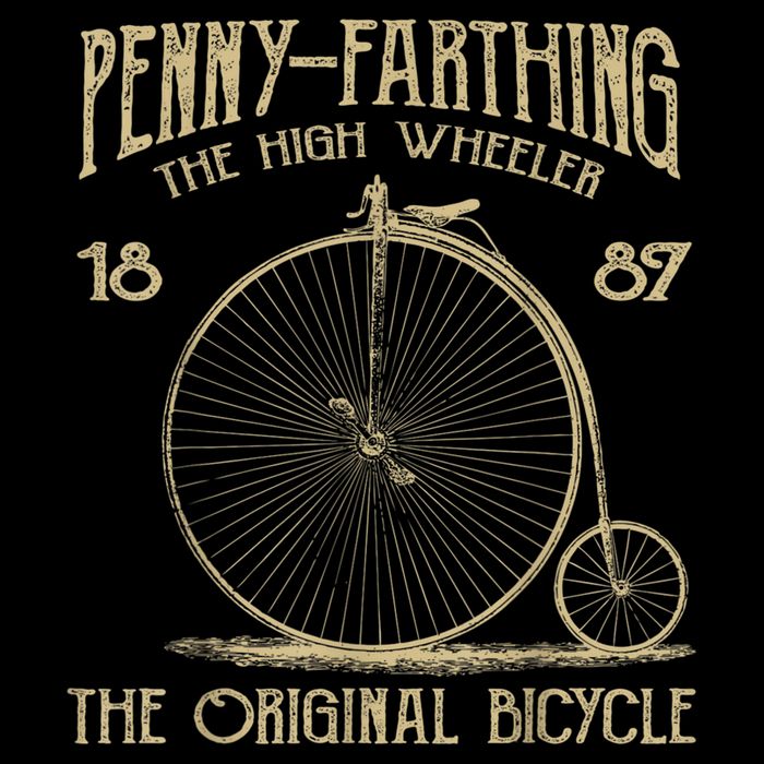 Penny Farthing Bike Retro Vintage Bicycle Doggie Tank