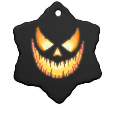 Pumpkin Face Baraka Gift Ceramic Star Ornament