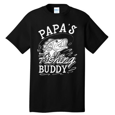 Papas Fishing Buddy Tall T-Shirt