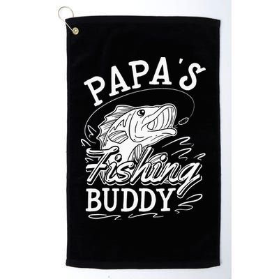 Papas Fishing Buddy Golf Towel