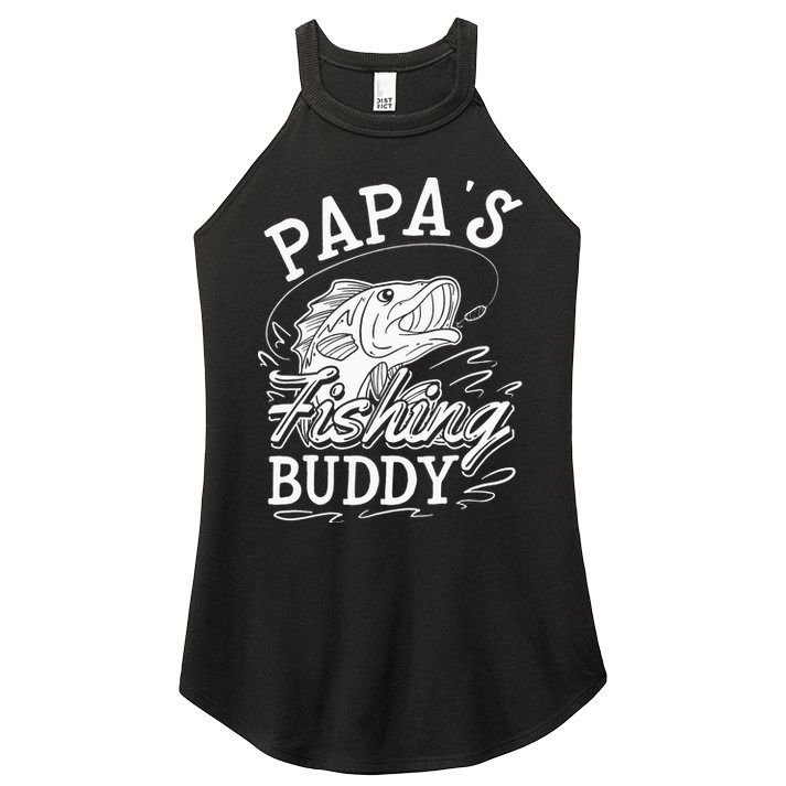 Papas Fishing Buddy Women's Perfect Tri Rocker Tank
