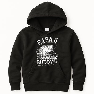 Papas Fishing Buddy Kids Hoodie