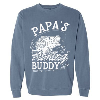 Papas Fishing Buddy Garment-Dyed Sweatshirt