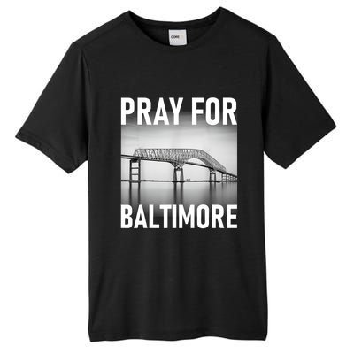 Pray For Baltimore Francis Scott Key | Baltimore Bridge Tall Fusion ChromaSoft Performance T-Shirt