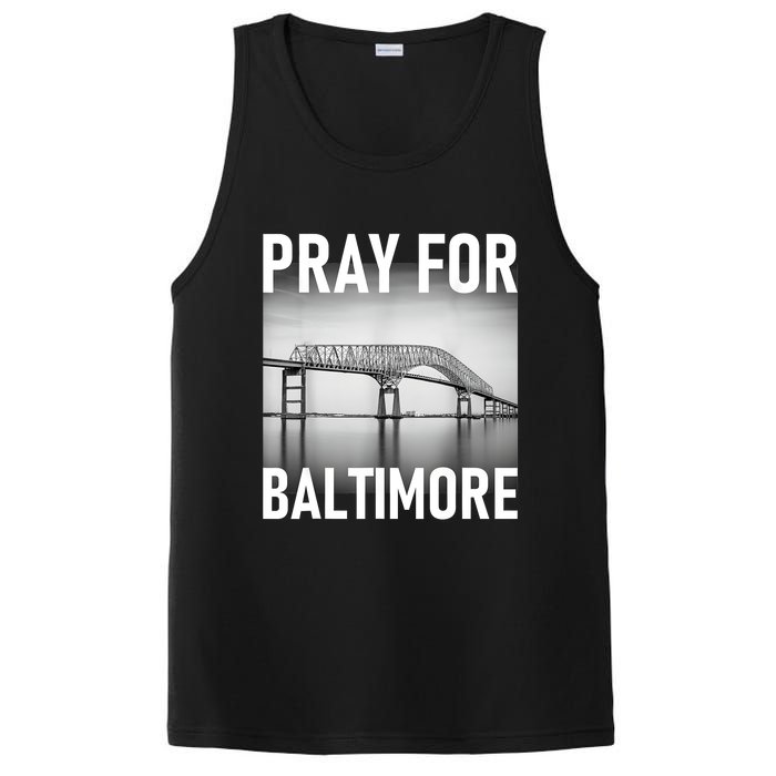 Pray For Baltimore Francis Scott Key | Baltimore Bridge PosiCharge Competitor Tank