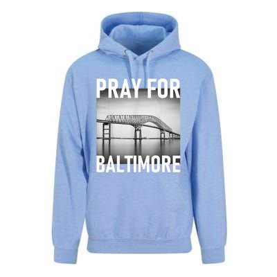 Pray For Baltimore Francis Scott Key | Baltimore Bridge Unisex Surf Hoodie