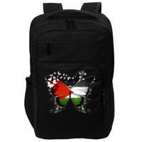 Palestine Flag Butterfly Impact Tech Backpack