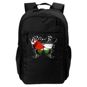 Palestine Flag Butterfly Daily Commute Backpack