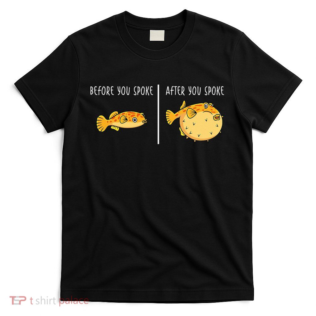 Puffer Fish Blowfish Funny Puffer Fish T-Shirt