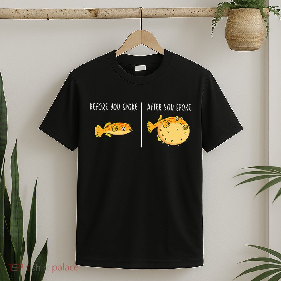 Puffer Fish Blowfish Funny Puffer Fish T-Shirt