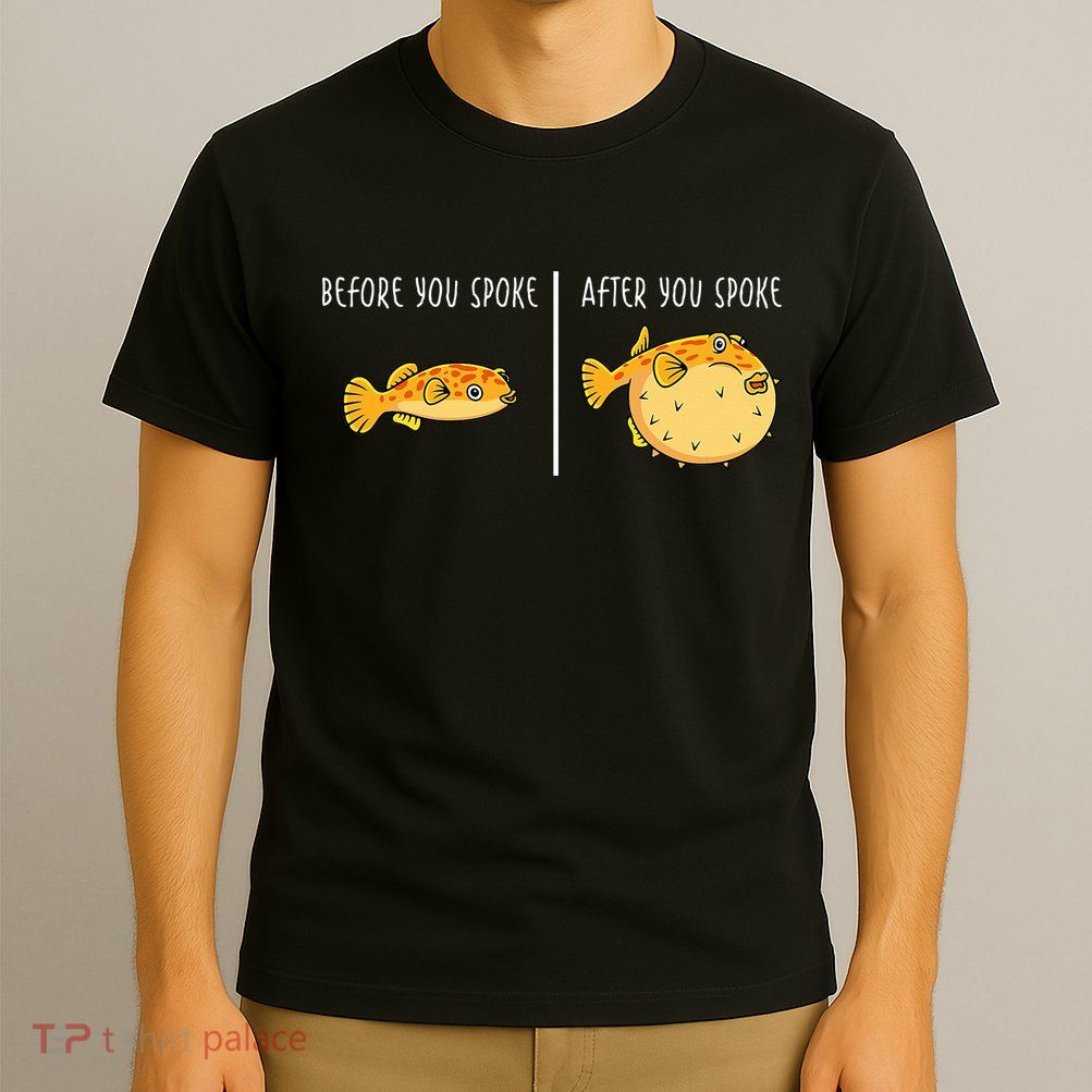 Puffer Fish Blowfish Funny Puffer Fish T-Shirt
