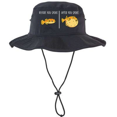 Puffer Fish Blowfish Funny Puffer Fish Bucket Hat