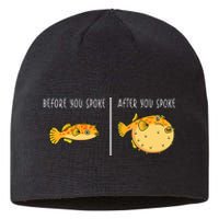 Puffer Fish Blowfish Funny Puffer Fish Sustainable Beanie