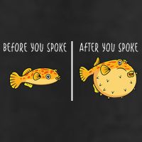 Puffer Fish Blowfish Funny Puffer Fish Golf Towel