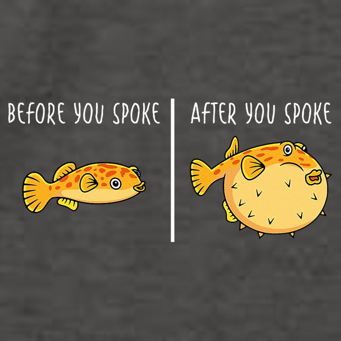 Puffer Fish Blowfish Funny Puffer Fish Vector Backpack