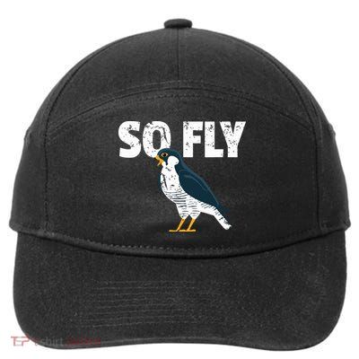 Peregrine Falcon Bird Birdwatcher Vintage 7-Panel Snapback Hat