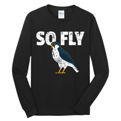 Peregrine Falcon Bird Birdwatcher Vintage Tall Long Sleeve T-Shirt