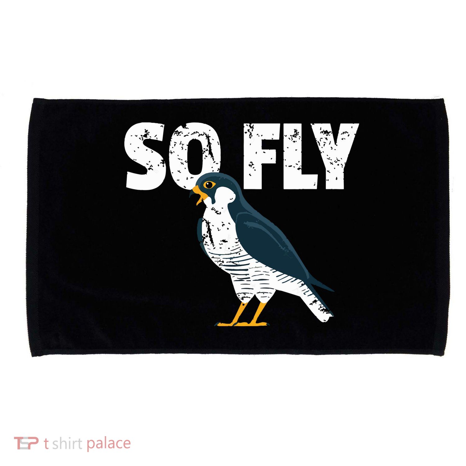 Peregrine Falcon Bird Birdwatcher Vintage Microfiber Hand Towel