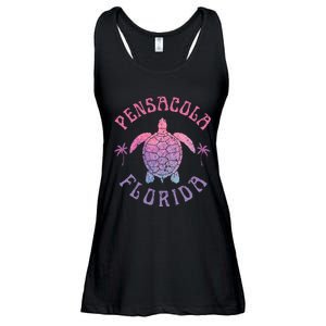 Pensacola Florida Beach Sea Turtle Summer Vacation Ladies Essential Flowy Tank