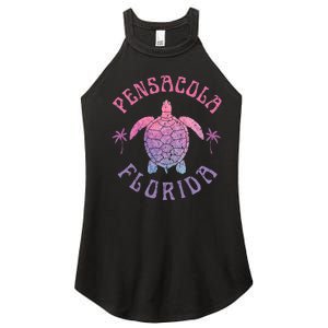 Pensacola Florida Beach Sea Turtle Summer Vacation Women's Perfect Tri Rocker Tank