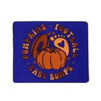 Pumpkins Football Bumps Fall Thanksgiving Pregnancy Gift Mousepad