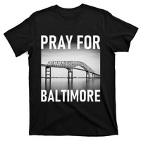 Pray For Baltimore Francis Scott Key Baltimore Bridge T-Shirt