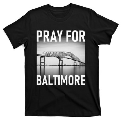 Pray For Baltimore Francis Scott Key Baltimore Bridge T-Shirt