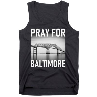 Pray For Baltimore Francis Scott Key Baltimore Bridge Tank Top