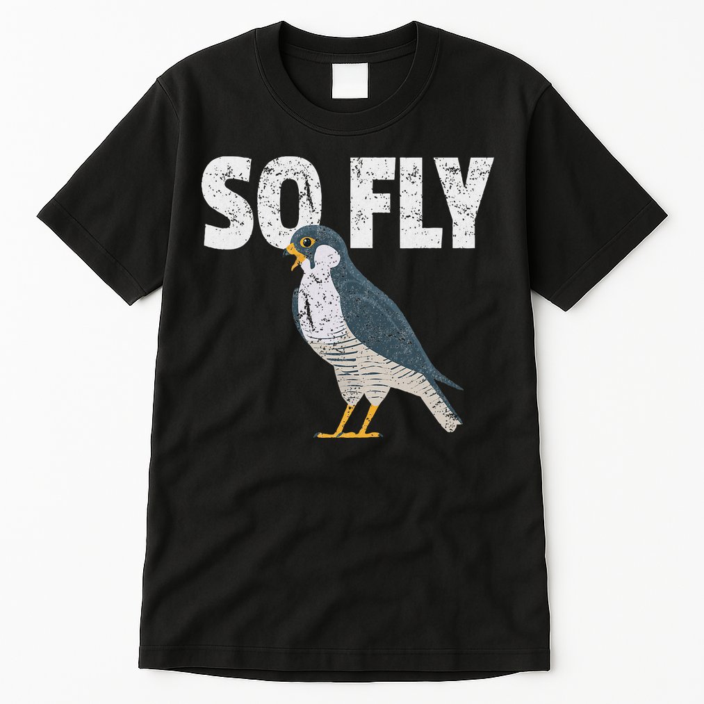 Peregrine Falcon Bird, Birdwatcher Vintage Tall T-Shirt