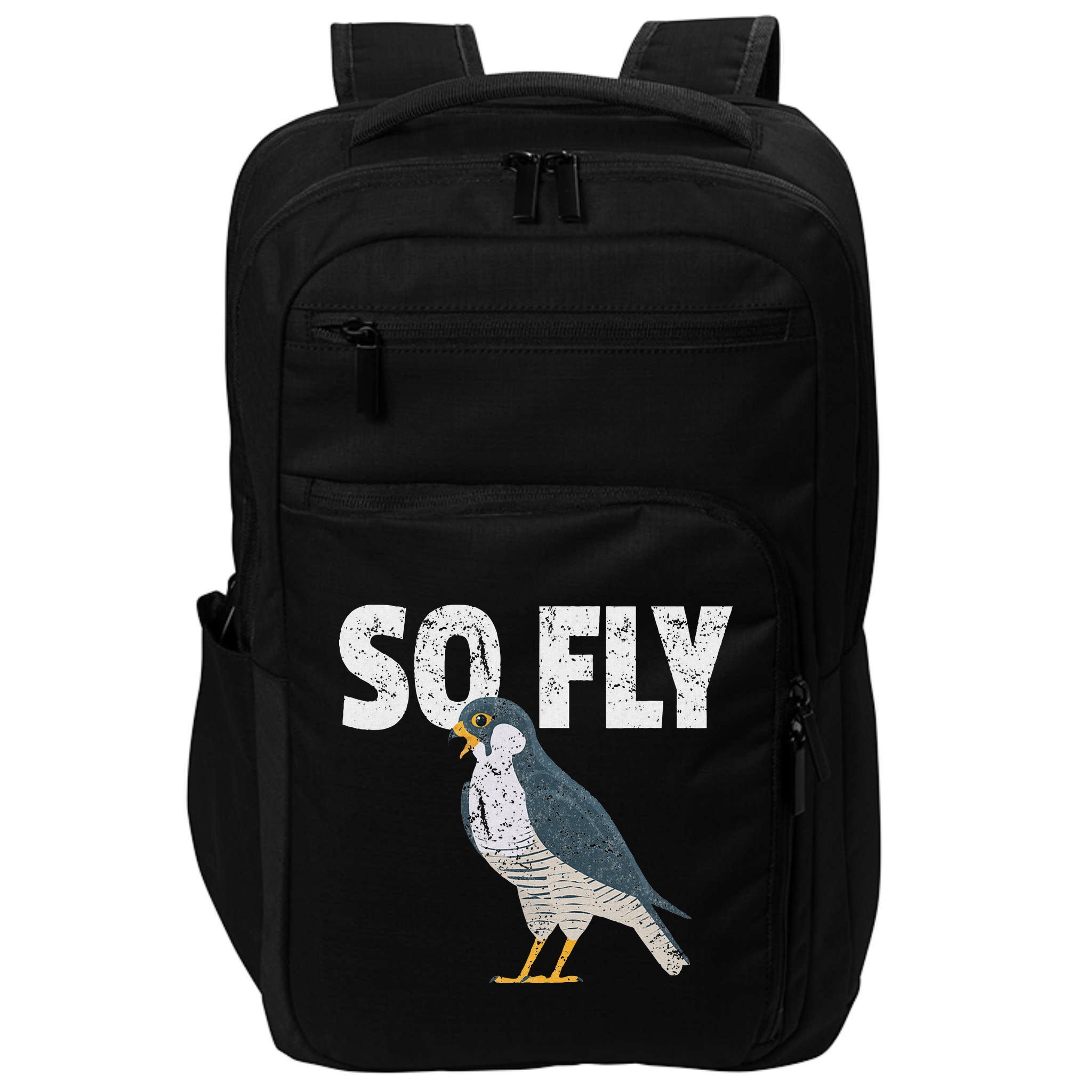 Peregrine Falcon Bird, Birdwatcher Vintage Impact Tech Backpack