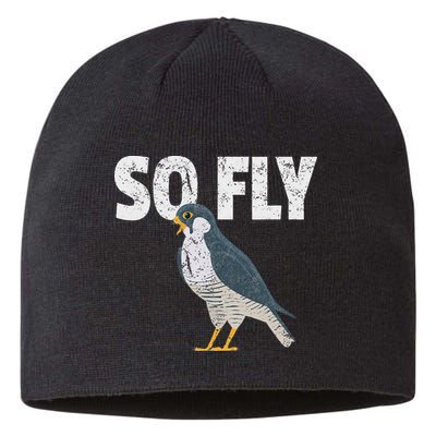 Peregrine Falcon Bird, Birdwatcher Vintage Sustainable Beanie