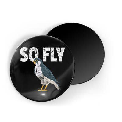 Peregrine Falcon Bird, Birdwatcher Vintage Magnet