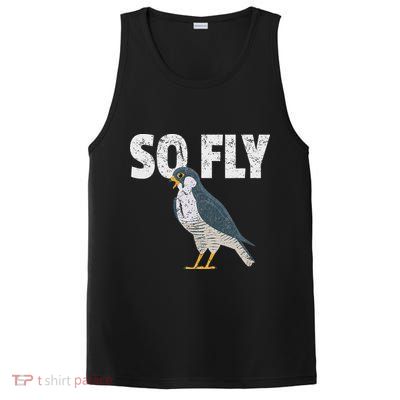Peregrine Falcon Bird, Birdwatcher Vintage PosiCharge Competitor Tank