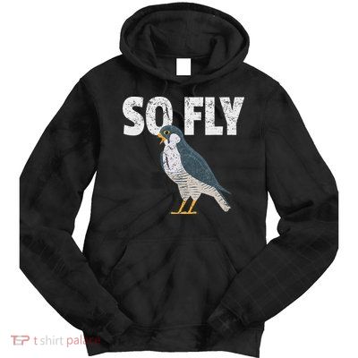 Peregrine Falcon Bird, Birdwatcher Vintage Tie Dye Hoodie