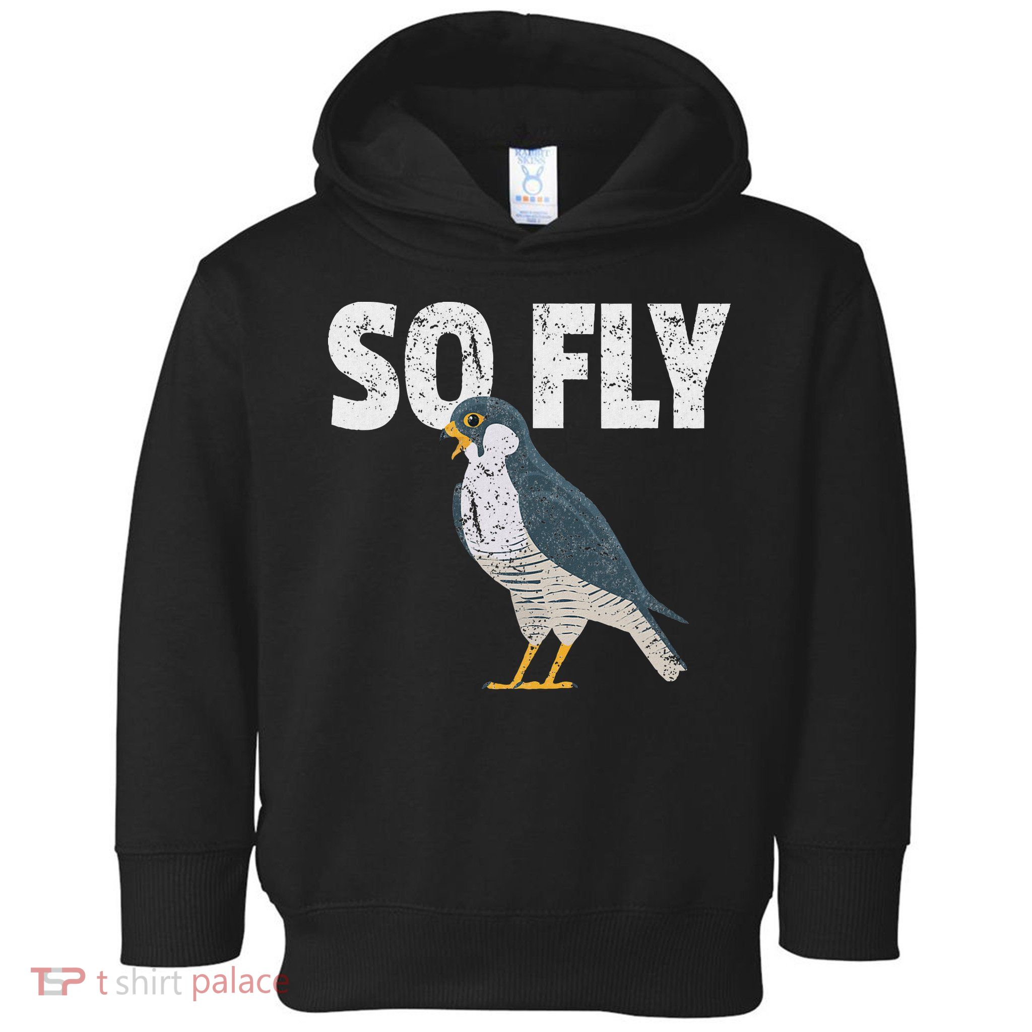 Peregrine Falcon Bird, Birdwatcher Vintage Toddler Hoodie
