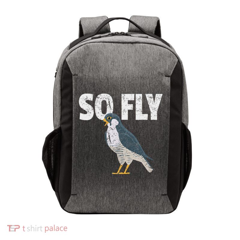 Peregrine Falcon Bird, Birdwatcher Vintage Vector Backpack