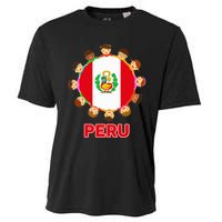 Peru Flag Baby Peruvian Hispanic Heritage Cooling Performance Crew T-Shirt