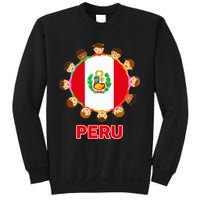 Peru Flag Baby Peruvian Hispanic Heritage Sweatshirt